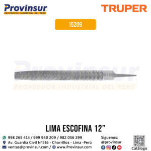 Lima escofina 12'' 15209 Truper