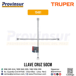 Llave de cruz para auto 20 pulgadas 15481 Truper