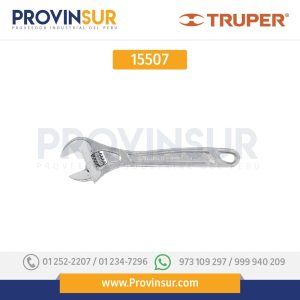 Llave ajustable (perico) profesional, cromado 10", Expert 15507 Truper