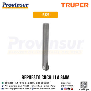 Repuesto cuchilla para cortador de azulejo 8 mm 15828 Truper
