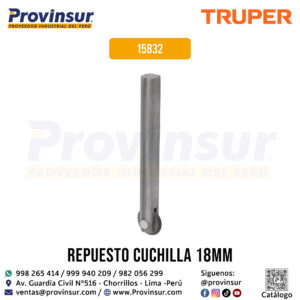 Repuesto de cuchilla para cortador de azulejo de 18 mm 15832 Truper