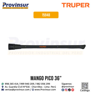 Mango de repuesto para pico y zapapico de 5 y 7 lbs de 36'' 15948 Truper