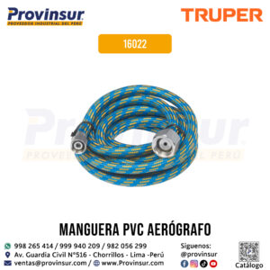 Manguera de repuesto para aerógrafos AERO-35 y AERO-30 16022 Truper