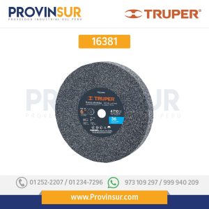 Piedra para esmeril 6 X 1" óxido de aluminio, grano 36 16381 Truper