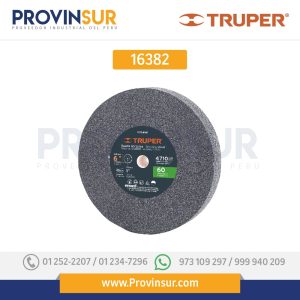 Piedra para esmeril 6 X 1" óxido de aluminio, grano 60 16382 Truper