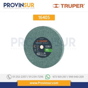 Piedra para esmeril 6 X 3/4", carburo de silicio, grano 60 16405 Truper