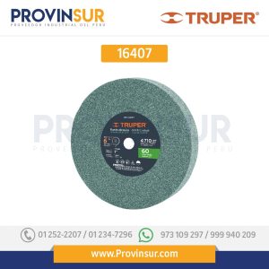 Piedra para esmeril 6 X 1", carburo de silicio, grano 60 16407 Truper