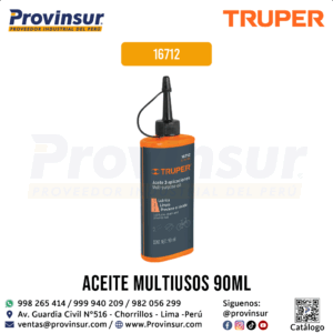 Aceite multiusos 90ml / 3oz 16712 Truper