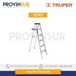 Escalera de tijera tipo III, 5 escalones, con bandeja 16743 Truper