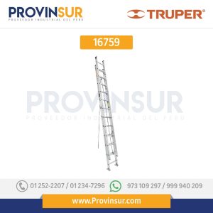Escalera de extensión, tipo II, 24 peldaños 16759 Truper