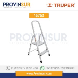 Escalerilla plegable de aluminio, 2 peldaños 16763 Truper