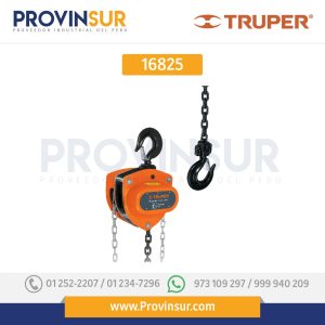 Polipasto de 1-1/2 ton 16825 Truper