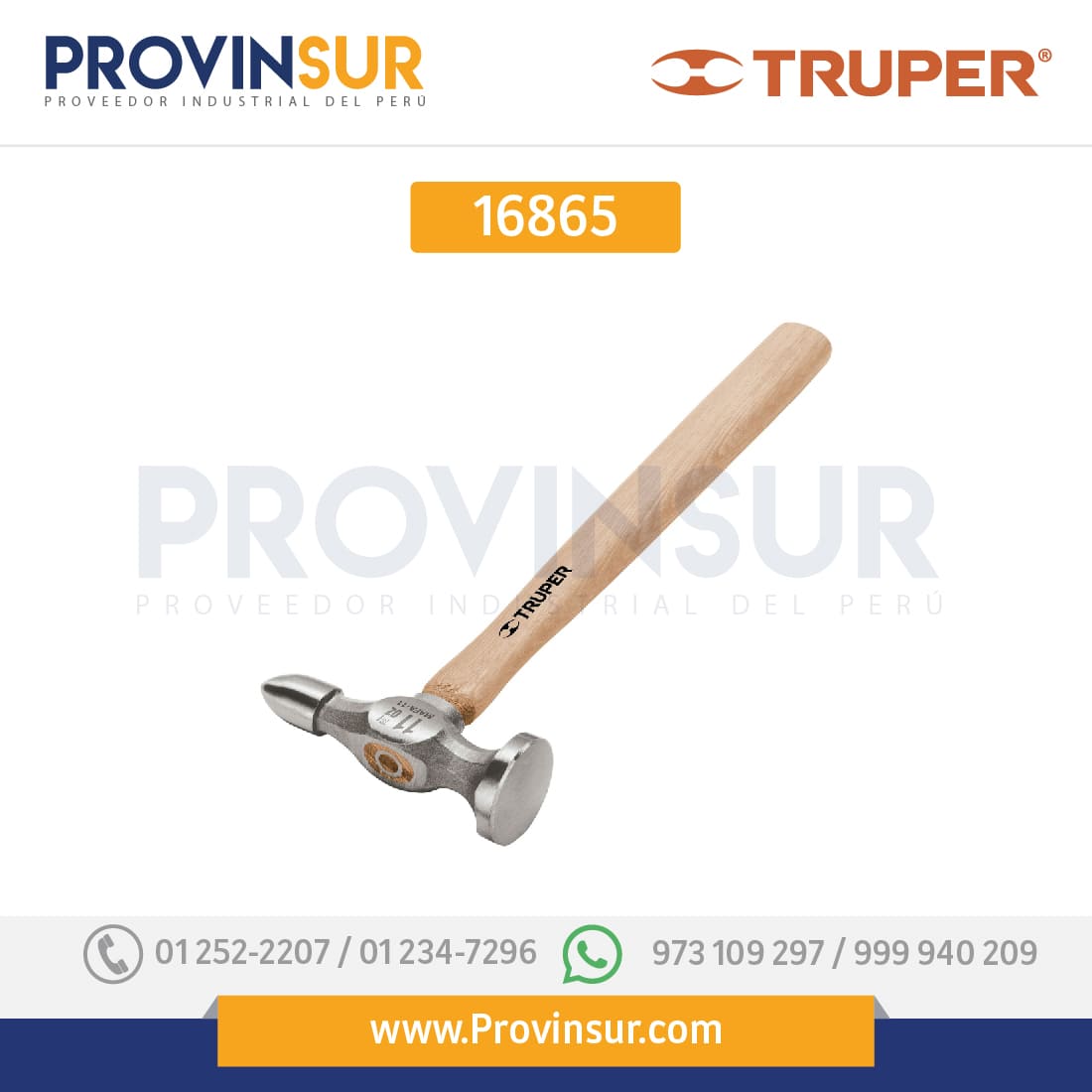 Martillo desabollador fino 11 oz 16865 Truper 1 Martillo desabollador fino 11 oz 16865 Truper