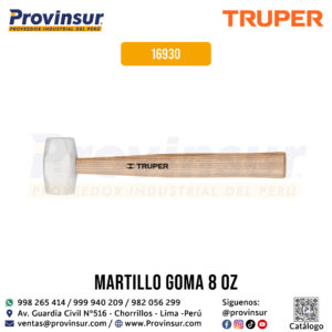 Mazo de hule 8 oz 16930 Truper