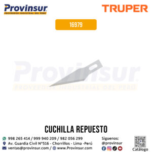 Repuesto para EXA-6 en blíster con 5 pzas 16979 Truper