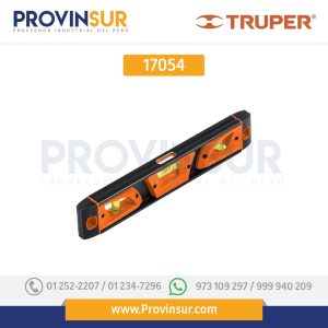 Nivel torpedo magnético, cuerpo de aluminio, 10" largo 17054 Truper
