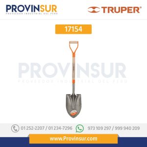 Pala redonda, modelo classic, puño "Y" 17154 Truper