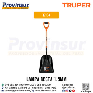 Pala carbonera modelo T-2000 con puño ''Y'' 17164 Truper