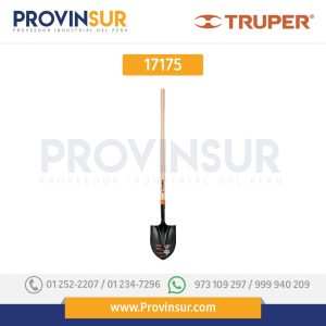 Pala redonda, mango largo, modelo T-2000 17175 Truper
