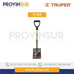 Pala cajuelera cuadrada, puño "D" 17194 Truper