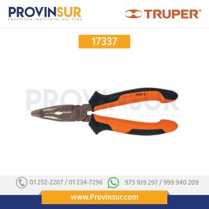 Pinza punta curva 6", mango comfort grip 17337 Truper Expert