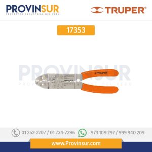 Pinza pelacables 9", 7 medidas, 4 mordazas 17353 Truper