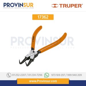 Pinza punta a 90° para cerrar anillos 17362 Truper