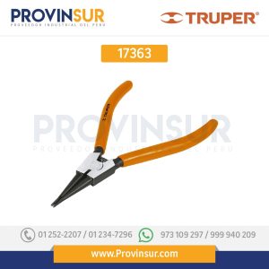 Pinza punta recta para abrir anillos 17363 Truper