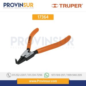 Pinza punta a 90° para abrir anillos 17364 Truper