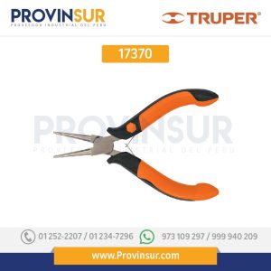 Pinza de punta redonda 5", mango comfort grip 17370 Truper
