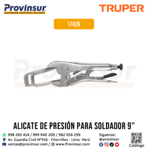 Pinza de Presión 9'' con Soldadora 17426 Truper