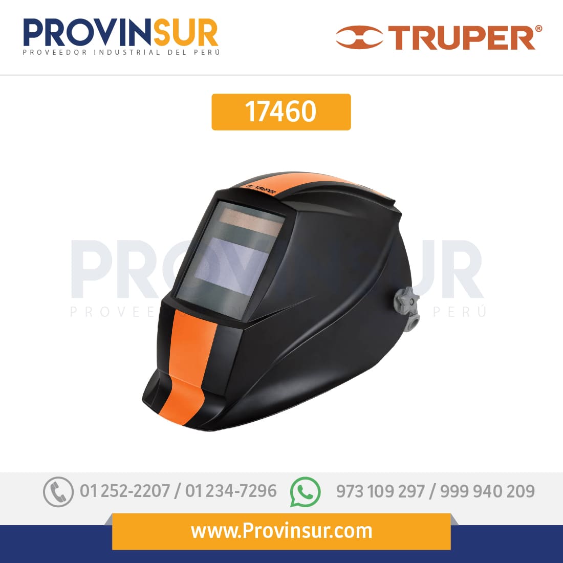 Careta electrónica para soldar, sombra 9 a 13 17460 Truper 1 Careta electrónica para soldar, sombra 9 a 13 17460 Truper