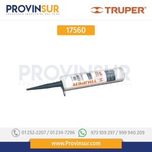 Sellador blanco, 100% de silicón, 280 ml 17560 Truper