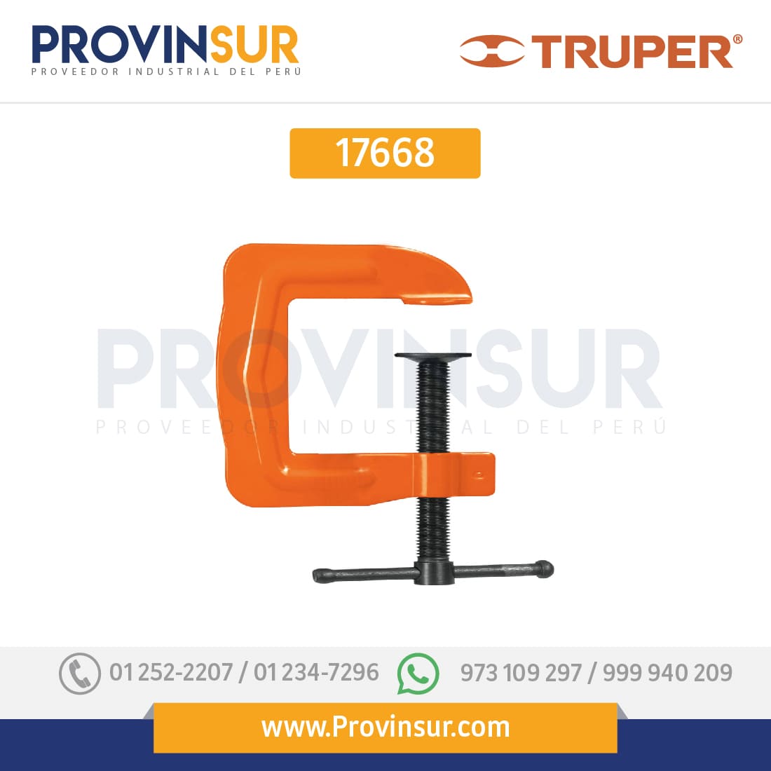 Prensa 3" troquelada 17668 Truper 1 Prensa 3" troquelada 17668 Truper