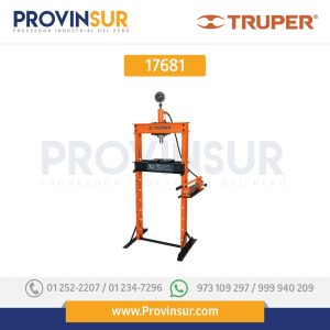 Prensa hidráulica 12 Toneladas, con manómetro 17681 Truper