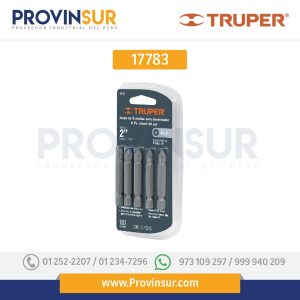 PUNTAS PHILLIPS #2, LARGO 2", BLISTER CON 5 PZAS 17783 Truper