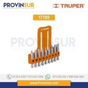 JUEGO DE 9 PUNTAS, LARGO 2" 17789 Truper