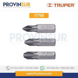 Juego de puntas Pozidriv combinadas, 1", 5 piezas, Expert 17798 Truper