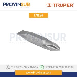 REPUESTO PUNTAS DOBLES PHILLIPS #2- PLANA, DE 1-1/2",BOLSA 10 17824 Truper