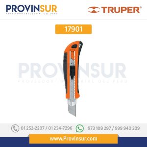 Cutter con grip, cuchilla de 25 mm 17901 Truper