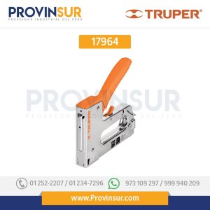 Engrapadora tipo pistola para grapas de 1/4 a 9/16" 17964 Truper