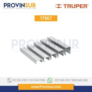 Grapas para ET-50, 3/8", caja con 1000 piezas 17967 Truper