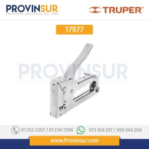 Engrapadora tipo pistola para ¼" y 5/16", con 200 grapas 17977 Truper