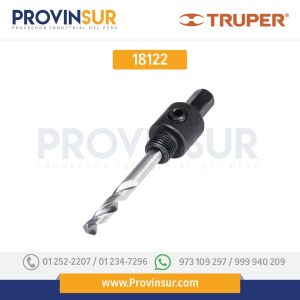 Mandril para brocasierras bimetálicas 3/8" 18122 Truper