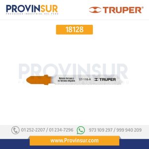 Segueta caladora, cortes rectos metal, zanco t, 21 dpp, 5 pzas 18128 Truper