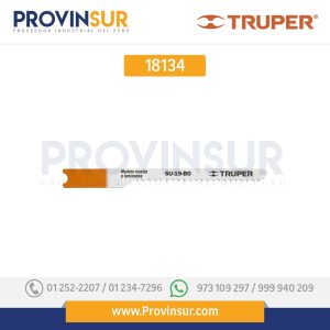 Segueta caladora, cortes curvos madera, zanco u, 14dpp, 5 pzas 18134 Truper