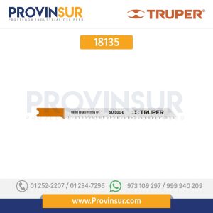 Segueta caladora, cortes rectos madera, zanco u, 10dpp, 5 pzas 18135 Truper