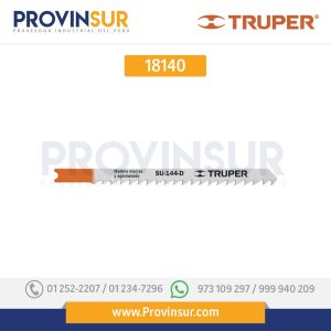 Segueta caladora, cortes rectos madera, zanco u, 6dpp, 5 pzas 18140 Truper