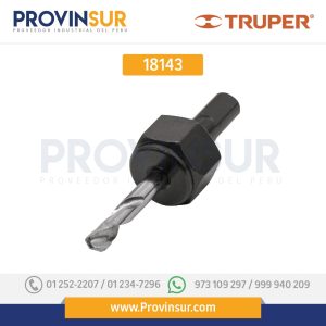Mandril para brocasierra diamante 1/4", borde continuo 18143 Truper