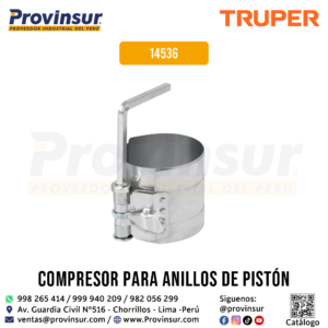 Compresor para anillos de pistón 14536 Truper